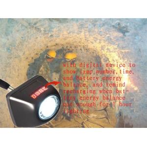 China 4500lux rechargeable underground coal miner cap lamp waterproof ip65 on sale