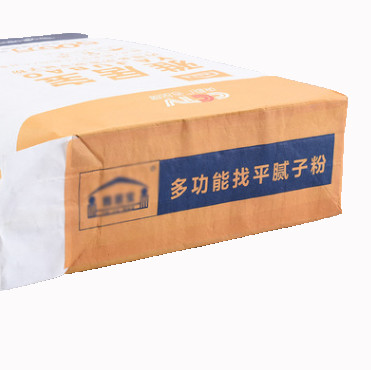 Industrial Pasted Valve Multiwall Paper Bags Self Leveling Customized Logo And Size