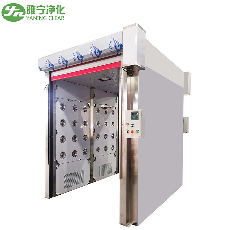 Automatic Induction Doorperson Air Shower Room Rapid Rolling Pvc Shutter Door Cargo