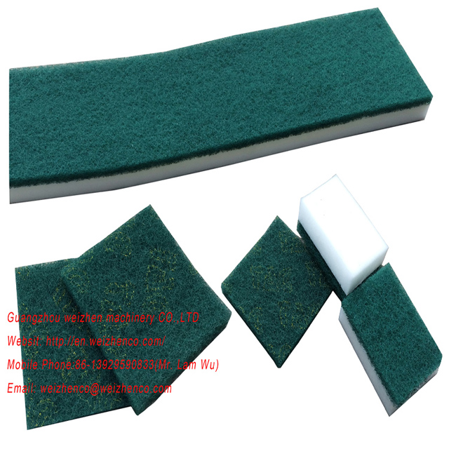 Case Packaging Hot Melt Glue Laminating Machine for Scouring Pad and Kitchen Sponge