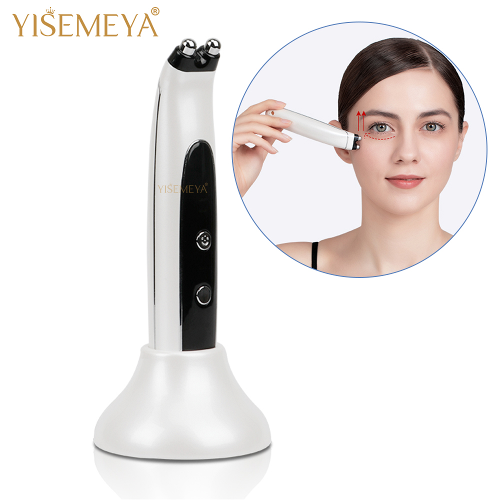 2021 Mini Wireless Electric Smart Massager Heads Vibration Multifunctional Eye Massager Pen Ems Eye Massager