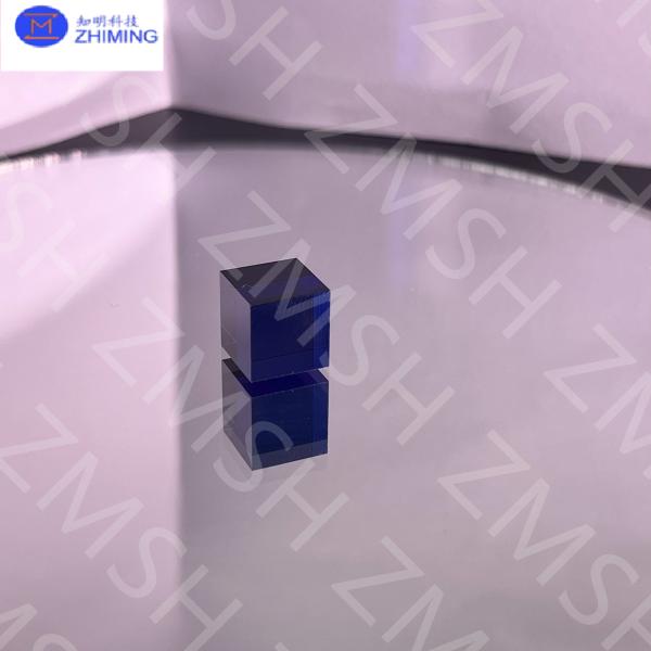 Synthetic Sapphire Al2O3 Blue Raw Gemstone Jewelry Industry High Hardness