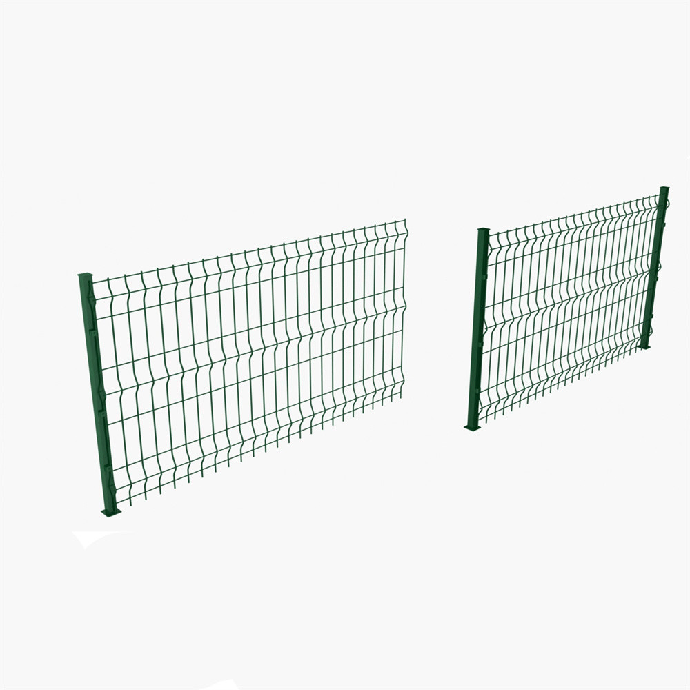 3D Welded V Mesh Security Fencing PVC Coated Galvanized