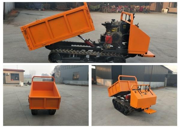 2 Ton Mini Rubber Track Transporter Carrier Dumper Truck 600 Kgs Loading
