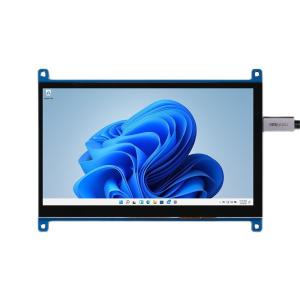 Type C Interface 7 Inch UART LCD Touch Screen Module 1024X600 350 Brightness