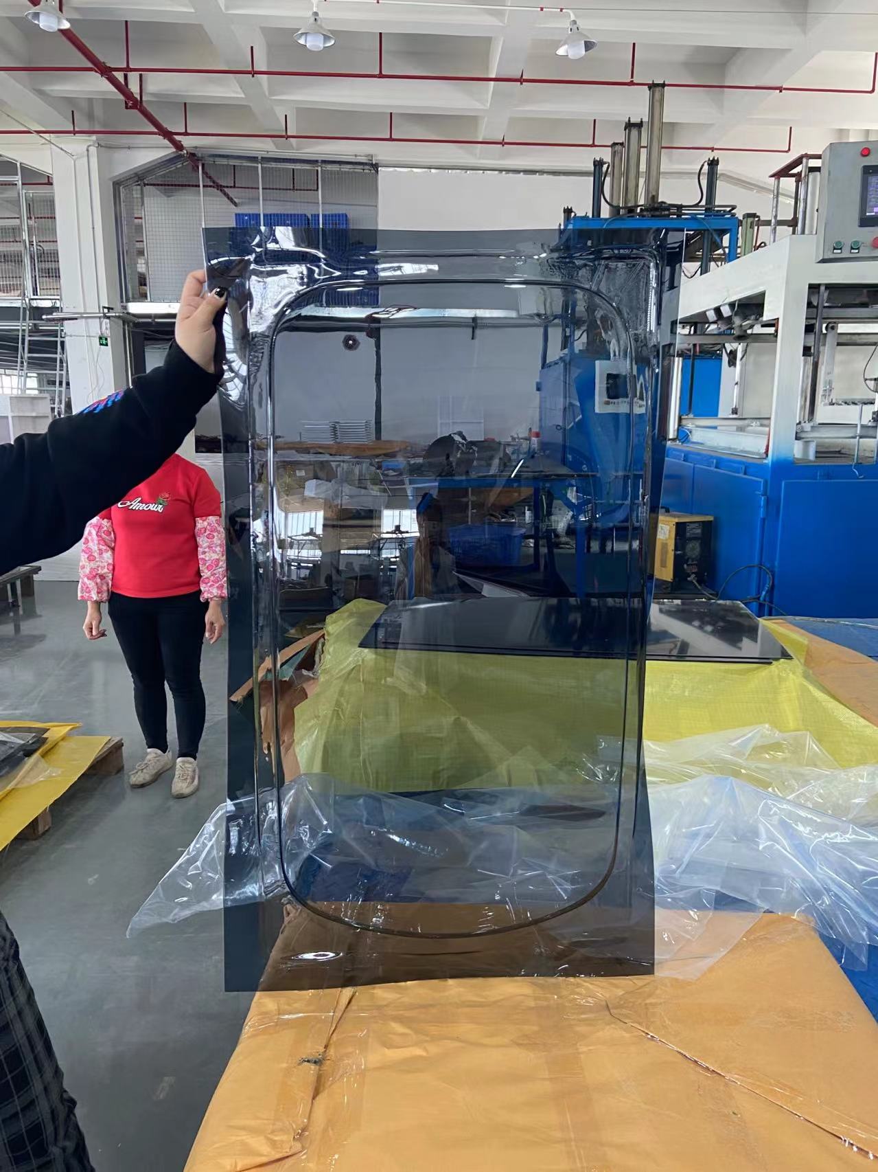 Custom Vacuum Forming Plastic Parts for Vehicle Roof Cover and Car Inner/Outer Accessories/Components by Moulding Service