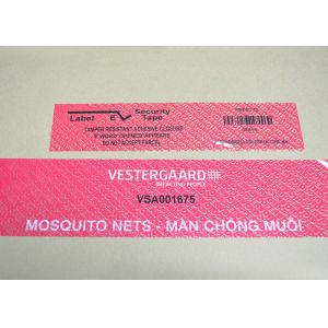 Tamper Evident Label / VOID Security Labels With Customized Logo Printing