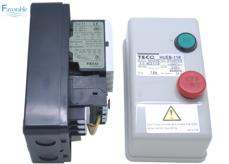 AC Contactor TEC HUEB - 11K AC3 . 1 . 1 - 0 , 220V 7 . 5A For Oshima Machine