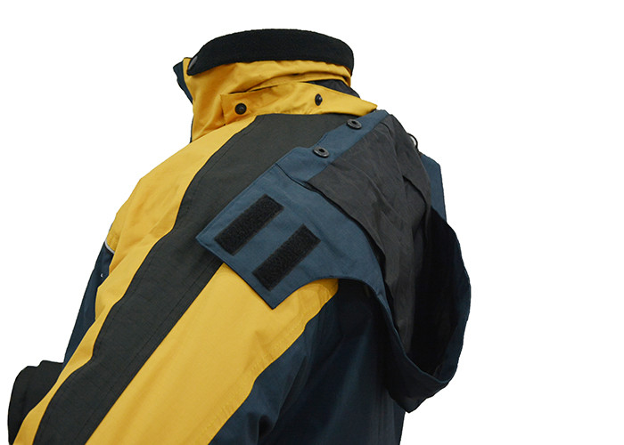 Custom Set Mens Long Work Coat , Construction Industrial Safety Clothing