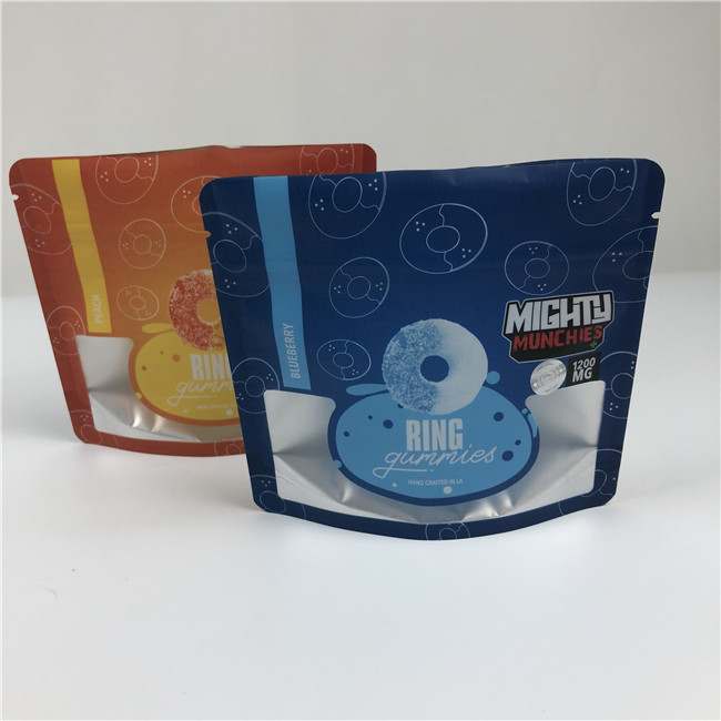 Professional Service Digital Printed Bags with Glossy/Matte Printing Finishing Gummy Edible Mylar Bags