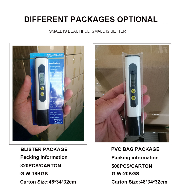 Digital TDS Meter for Drinking Water Swimming Pool Aquariums Measuring Range 0-9999ppm