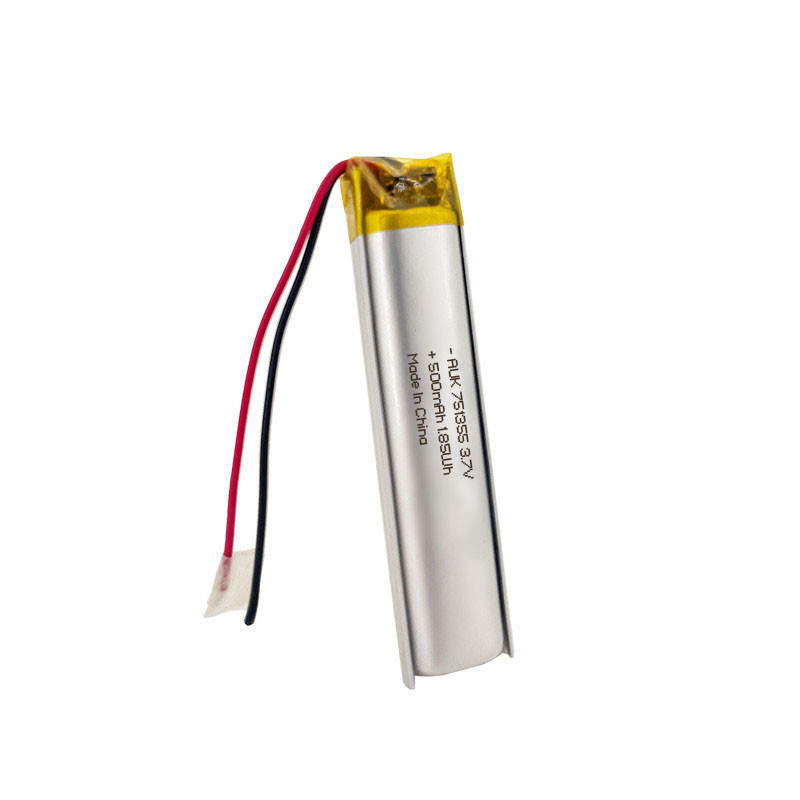 UN38.3 Approved High Energy Density Lipo Battery 751355 3.7V 500mah Lithium Polymer Battery For Medical Equipment With PCB