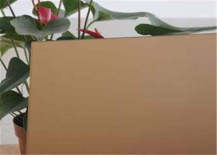 Pink Tinted Float Glass 4mm 5mm 5.5mm 6 mm Thickness For Curtain Walls / Glass Ribs