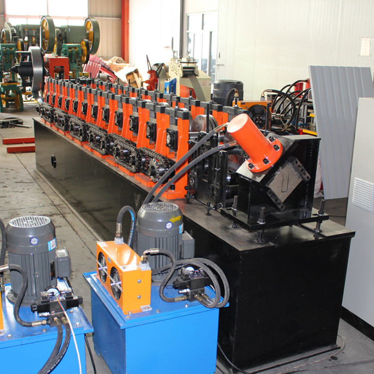 0.3-2MM Shutter Door Roll Forming Machine With 15 Stations