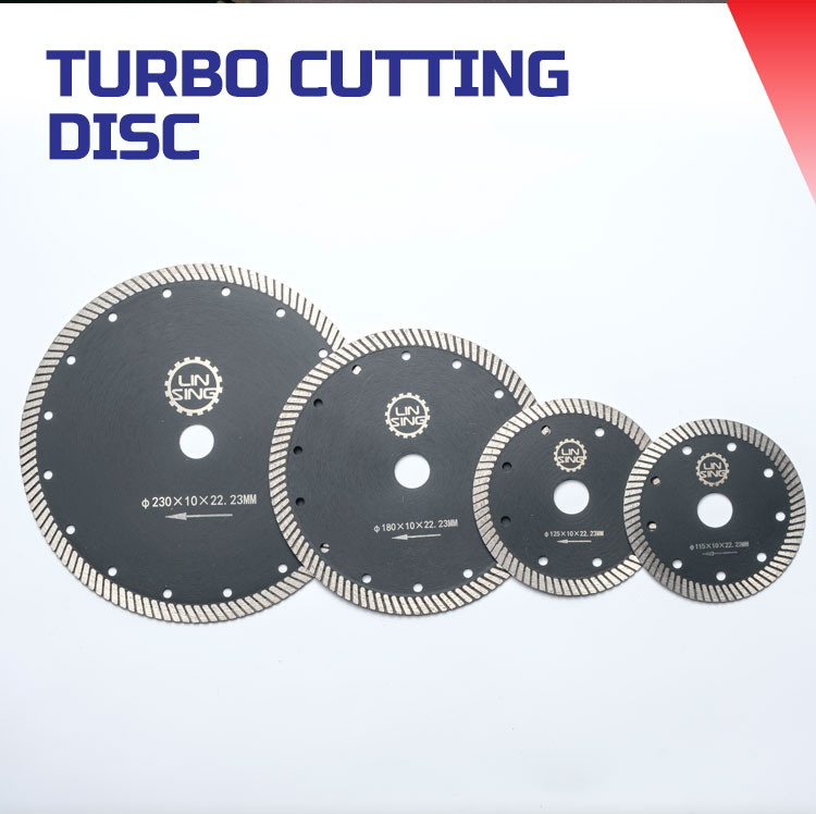 OBM Customized Support 5 Inch Green Turbo Diamond Cutting Disc for Stone Cutting