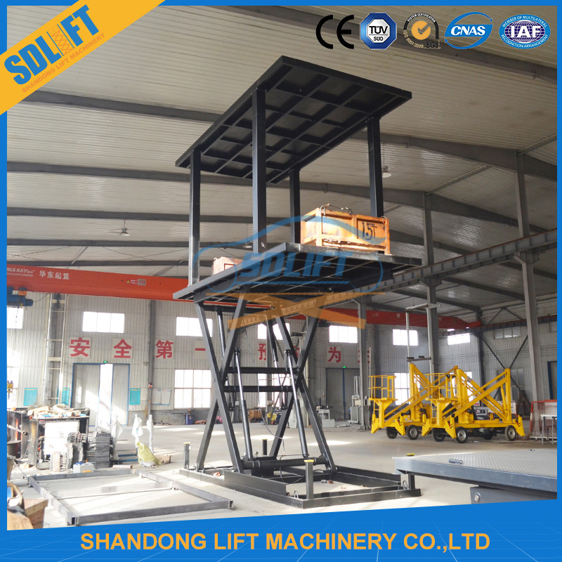 4T 3M Double Car Parking Lift For Home Garage Explosion Proof