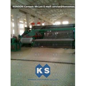 Hexagonal Gabion Production Line Automatic Gabions Mesh Machine With PLC System