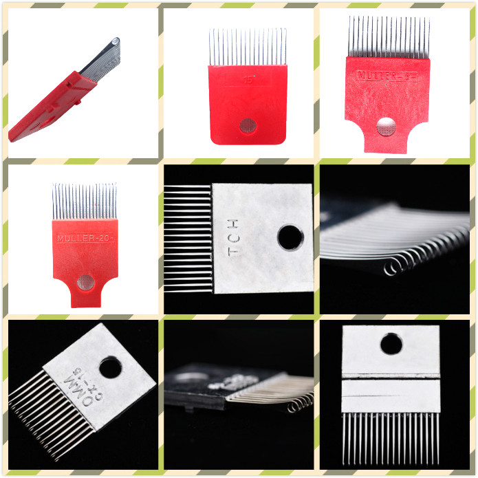 Warp Knitting Machine Spare Parts With Double Needle Bed Special Pipe Needle Dropper