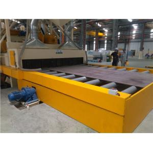 QH69 Through Type Roller Conveyor Shot Blasting Machine Anti Corrosion