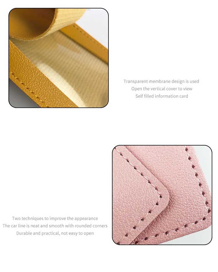Luggage Tag And Passport Holder Set Customized Real Pu Leather Travel Name Id Address Tag