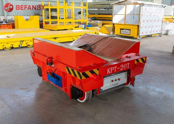 20 Tons  Metal Plate Rail Coil Transfer Cart