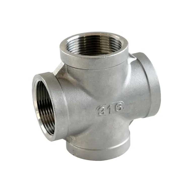 Stainless Steel Cross-Connection Pipe Fitting Forged Manufacturing ASTM A312 ASTM A403 ASTM A815