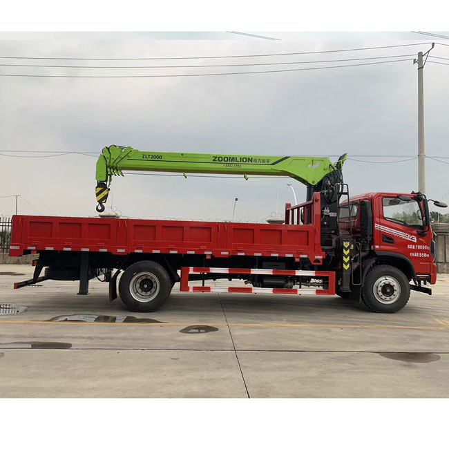 Hot 4X2 8Tons Crane Truck Mounted Towing Crane Mounted Truck With 20M Lifting High