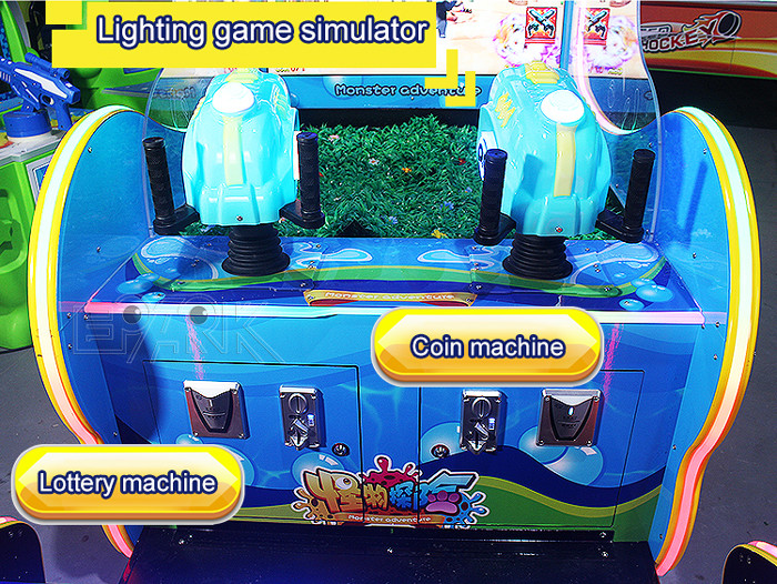 Monster Adventure Water Shooting Arcade Game Ticket Machine