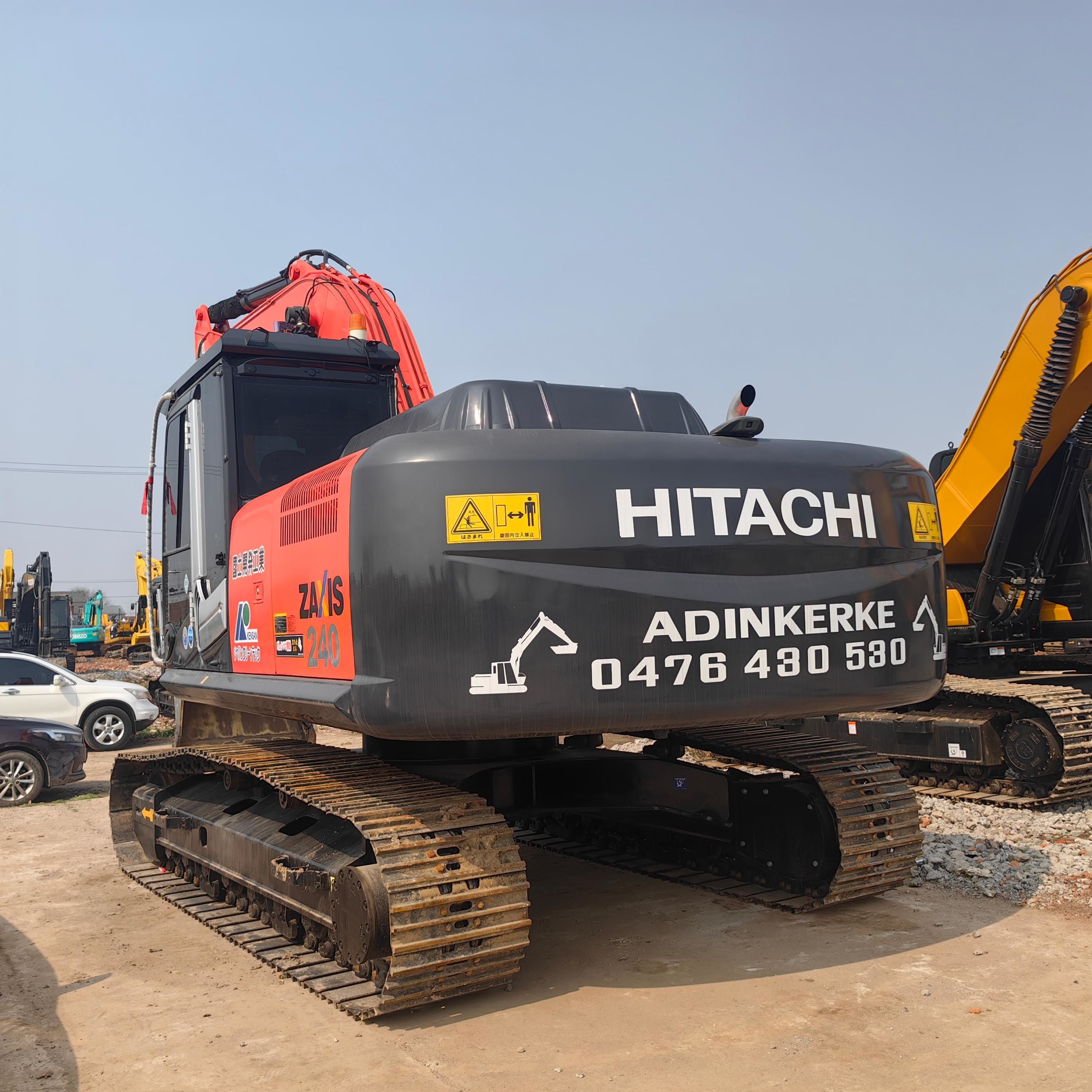 Factory Sale Used Hitachi zx240 Backhoe Excavator 24 Ton Hydraulic Backhoe Machine for Construction