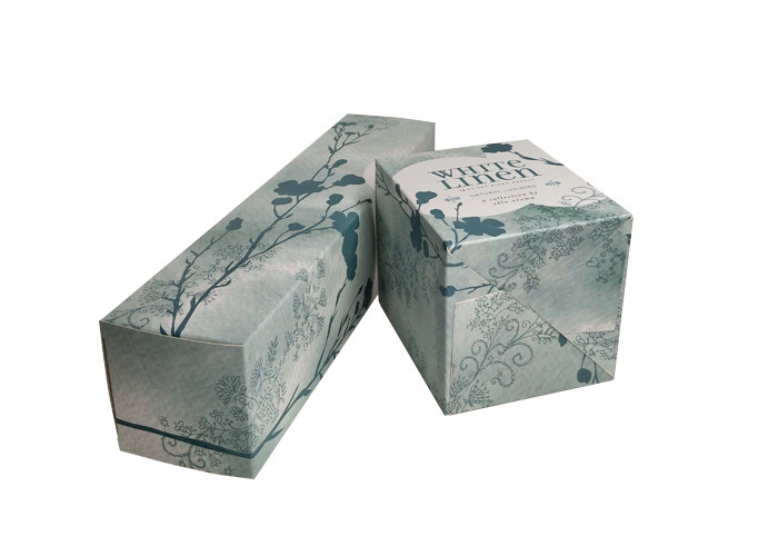 Professional Cosmetic Rectangle Cardboard Box Glossy Lamination CMYK Color