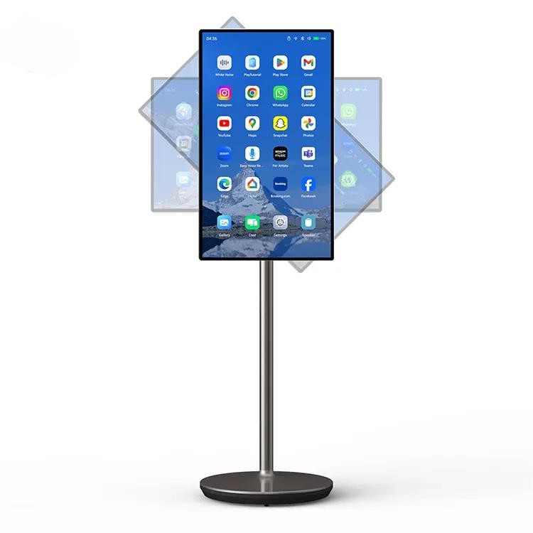 Interactive 21.5 Inch Standby Me Smart Tv Monitor Lcd 1080p Portable Touch Screen Rotating Tv