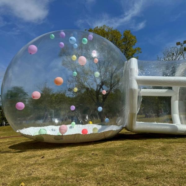 Inflatable clear dome New design bubble hotel camping inflatable bubble tent