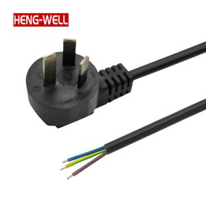  HENG-WELL Custom 3 Pin AC Power Cord Stripped/Tinned Ends for LED TV/Monitor and Computer Consumers Electronics Manufactures