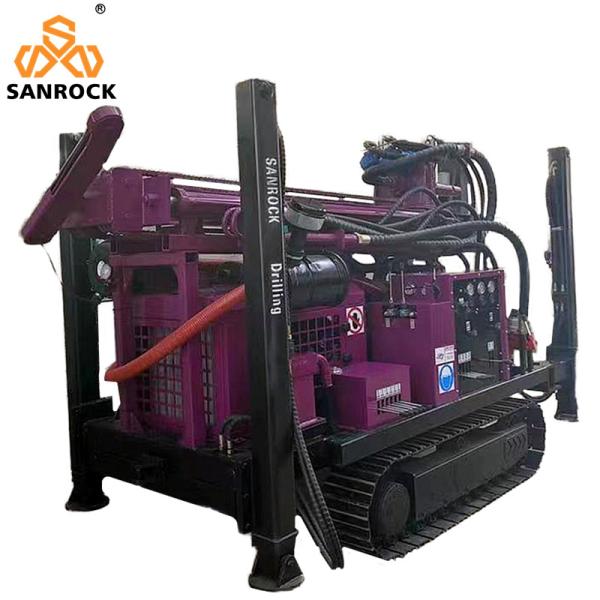 Hydraulic Water Well Drilling Rig Equipment 180m Deep Portable Water Well Drill
