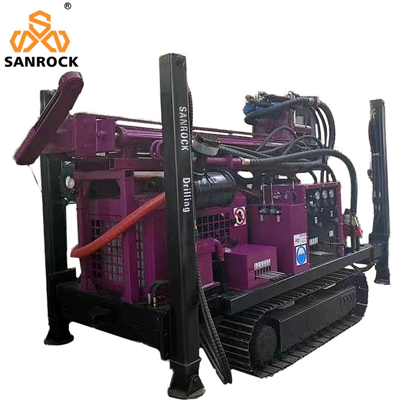 Crawler Water Well Drilling Rig Hydraulic Borehole Drilling Machine Water Well Drill Rig