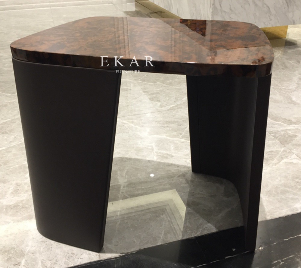 Modern Square End Living Room Side Table W001H3B