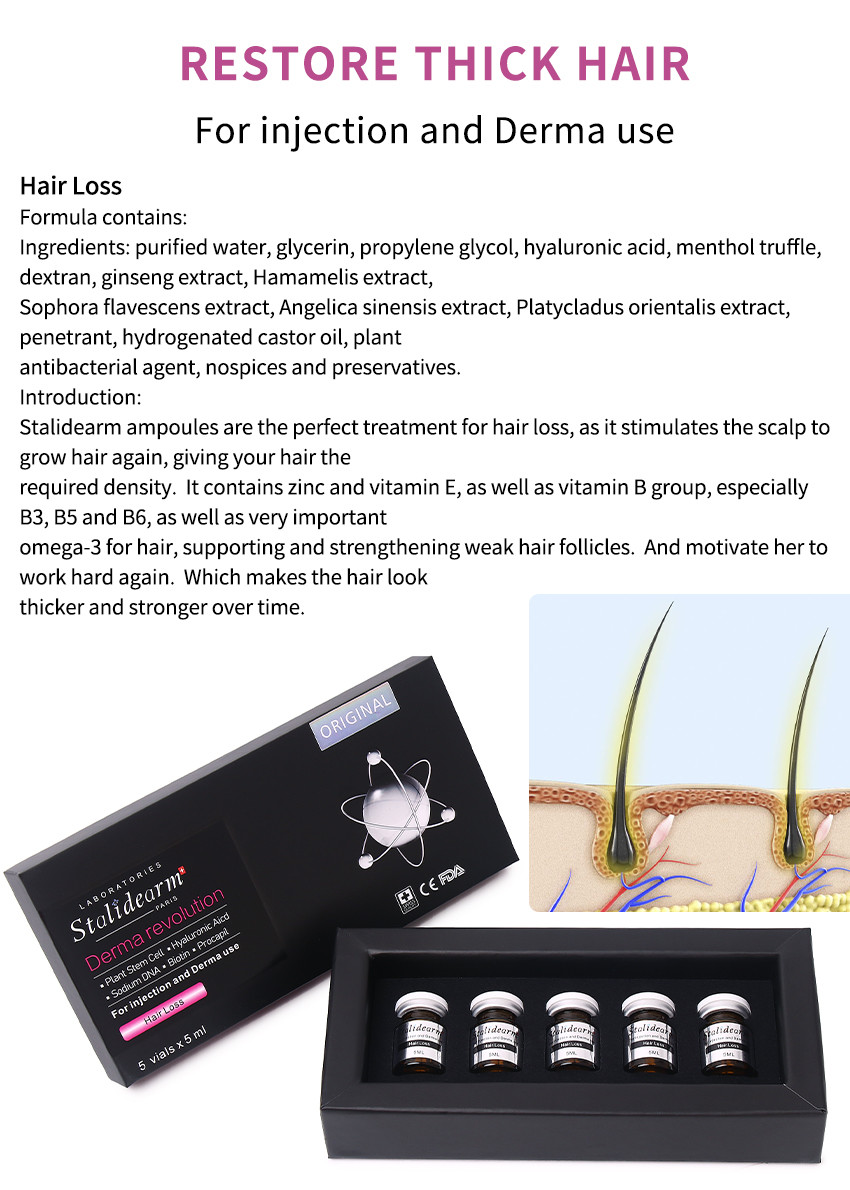 Skin Booster Hyaluronic Acid Microneedle Mesotherapy Serum Anti-Aging Whitening Ampoule Serum Dermal Filler Injection