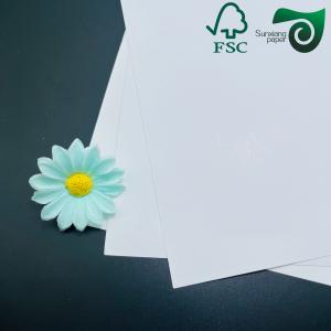 FSC 300gsm 350gsm Recyclable White C2S Coated Paper Highly Polished Finish Art