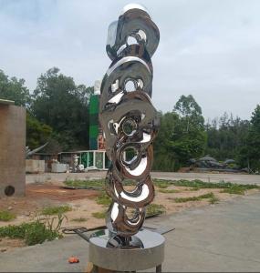  Stainless Steel Contemporary Garden Statues , Lawn And Garden Ornaments Statues Manufactures