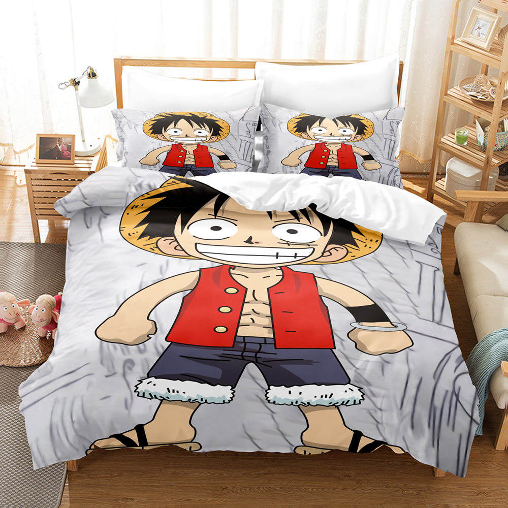 1.8m Bed Linen Sets with Custom Photo Printing 3D Cartoon Characters and 40 Fabric Count