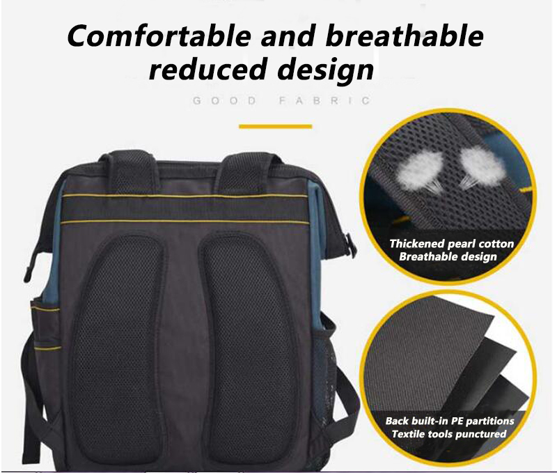 Customized Organizer Waterproof Set Tools Kit Storage Electrician Backpack Tool