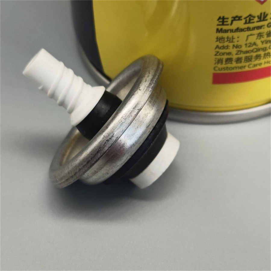 Compact Foam Dispensing Valve for Travel Toiletries with Leak-Proof Feature