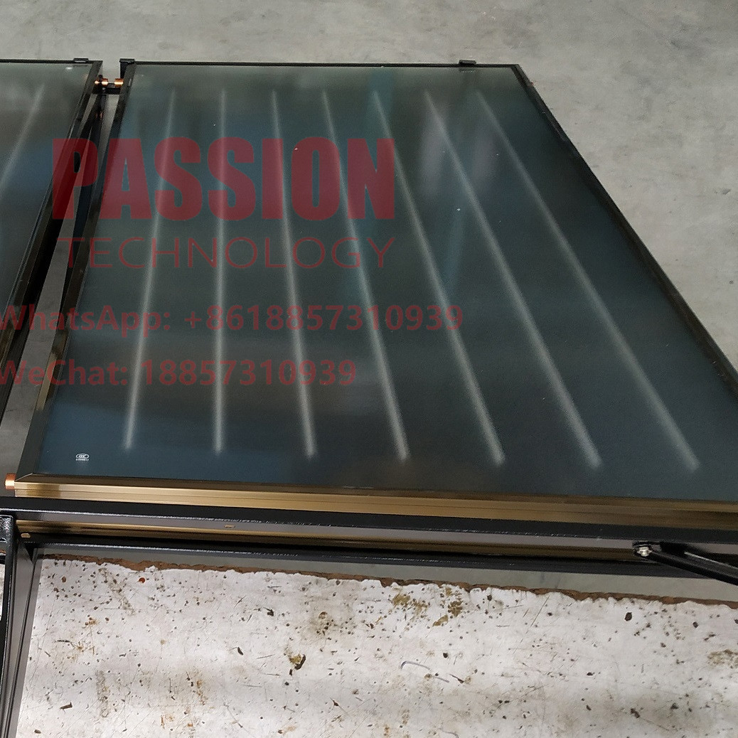2m2 Blue Flat Plate Solar Collector 100L Flat Panel Solar Water Heater