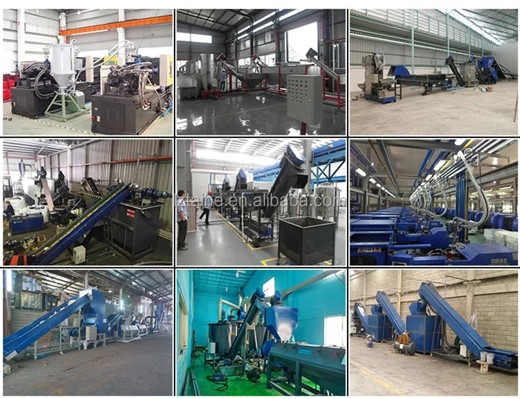 Building Material Shops PP PE Waste Plastic Granules Extruder Machine for Making Granules