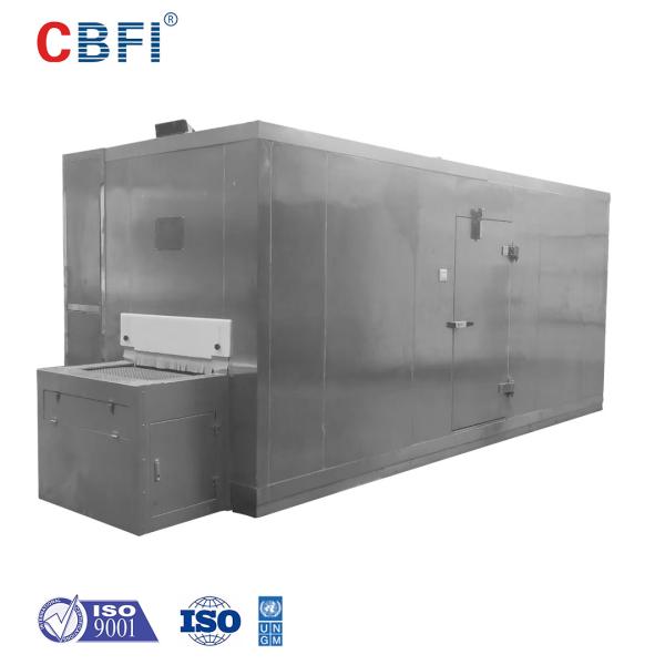 Tunnel Low Temperature Freezer Compressor Seafood Quick Frozen Dumpling