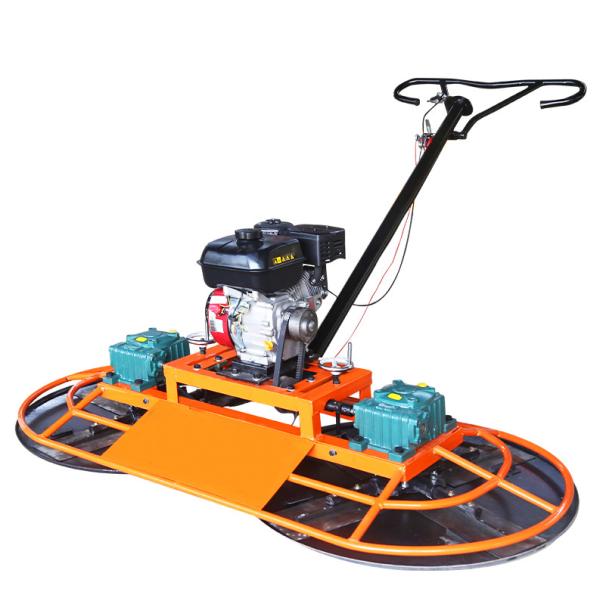 7.5HP Gasoline Concrete Power Trowel Two Grinding Discs Road Floor Construction