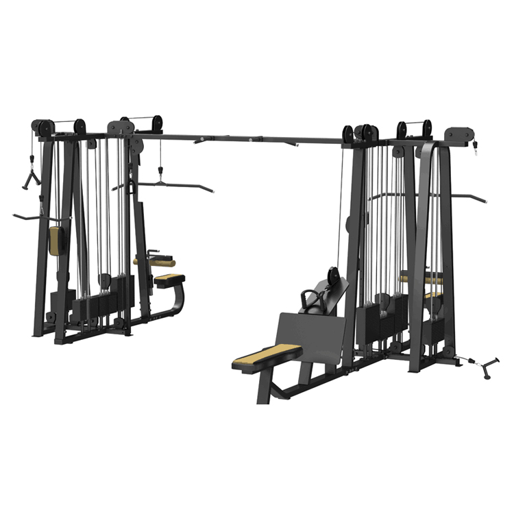 Commercial Gym Equipment Indoor Back Shoulder Exercise 4-Station Mutli Function Station