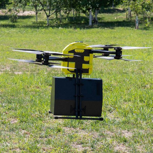 8 Rotor Security UAV Carbon Fiber UAV Surveillance System 90min Battery Life