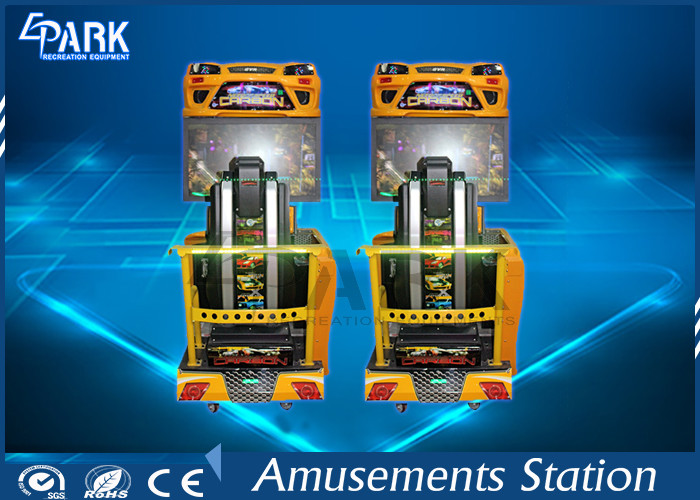 High Speed Car Racing Video Arcade Game Machine Support 4 Players Competing Online
