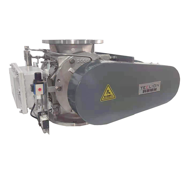 Customized Electric Butterfly Rotary Feeder Valve Airlock Actuator For Dust Collector